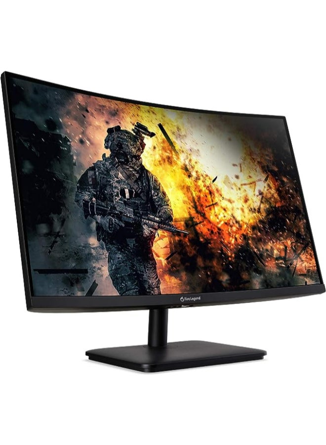 أيسر شاشة ألعاب من AOpen مقاس 27 بوصة منحنية بدقة Full HD (1920x1080) VA مع تقنية AMD Freesync Premium، زمن استجابة 5 مللي ثانية، معدل تحديث 165 هرتز (منفذ عرض و 2 منفذ HDMI) - Image 3