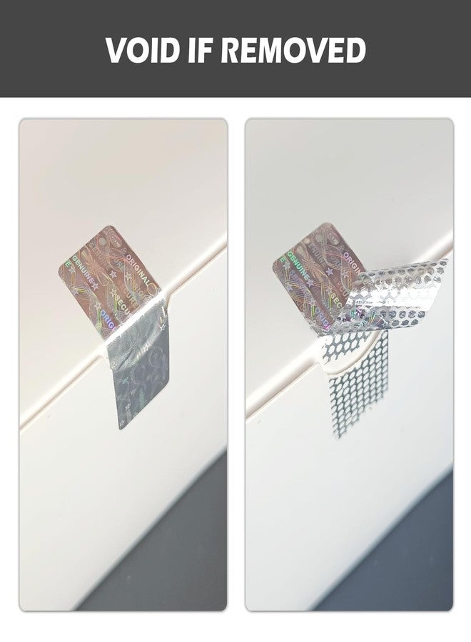 ILMBVM 300pcs Tamper Proof Hologram Stickers Genuine Warranty Void Seal Labels tamepr evident Label Honeycomb Bottom (1.48x0.52inch) - Image 3