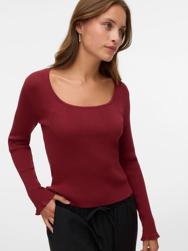 VERO MODA VMWONDER LS SQUARNECK PULLOVER - Image 4