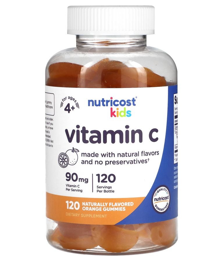 Kids Vitamin C Ages 4+ Orange 90 mg 120 Gummies