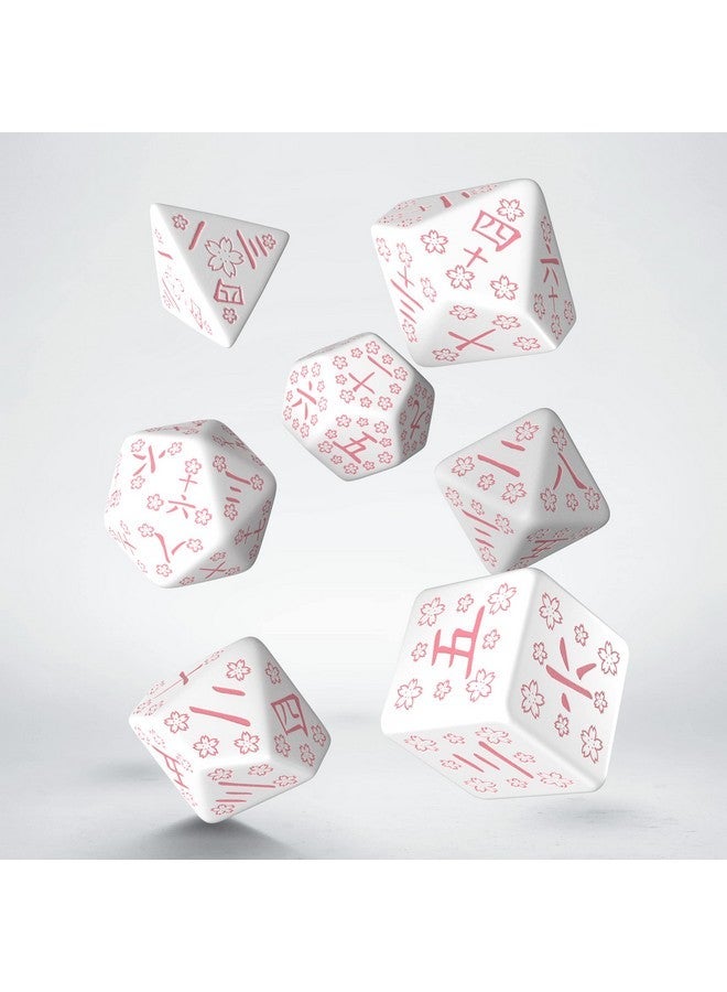 Q WORKSHOP Q-Workshop Japanese Dice Set Cherry Blossoms Petals - Image 2