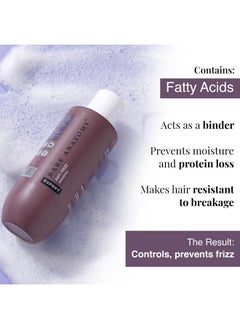 BARE ANATOMY Bare Anatomy Anti Frizz Shampoo, Frizz Control Upto 24 Hours, Powered By Hyaluronic Acid & Fatty Acids, Dry & Frizzy Hair, Smooth, Shiny & Frizz Free Hair For Unisex, 250ml  - Image 4