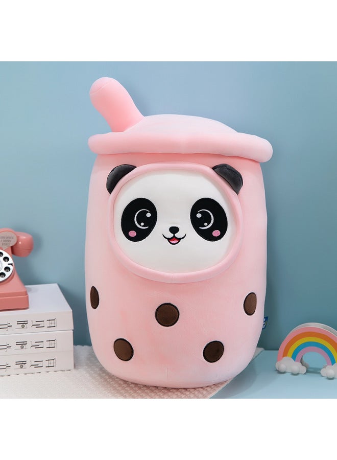 Cute Plush Doll Toy Soft Stuffed Animal Doll Adorable Baby Ideal Gift For Children-Color:Panda Milk Tea Powder-Height:50cm (shell Without Filler) - Image 1