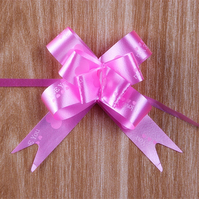 18 # Decorative Latte Art, Gold Edge Bow, Hand-Drawn Flower Gift Packaging, Wedding Ribbon Tie Flower - Image 3