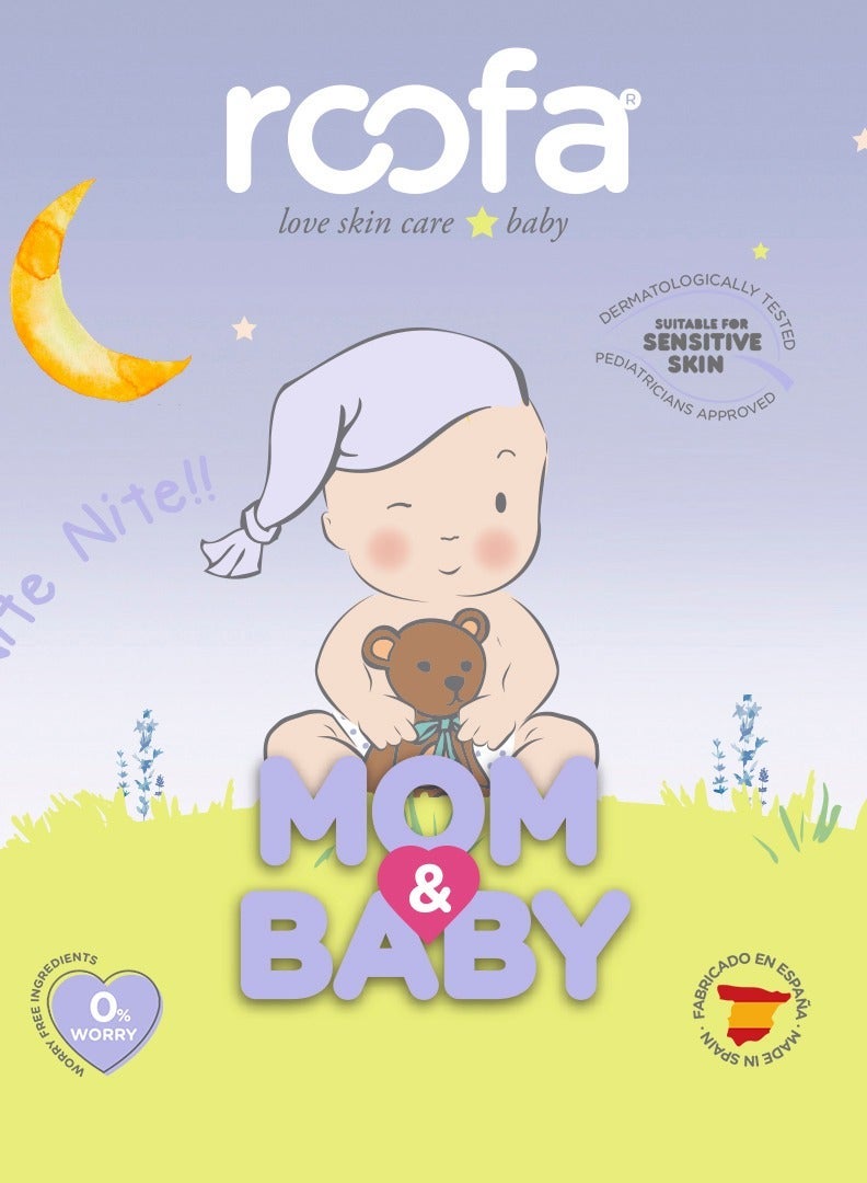 Roofa Spain Good Night Baby Oil with Lavender & Chamomile 100ml – Calming Massage Oil for Sensitive Skin & Bedtime, Made in Spain - Image 3