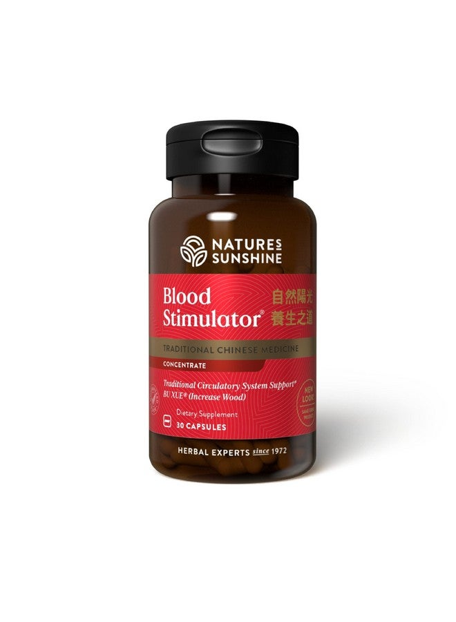 Nature's Sunshine Blood Stimulator Tcm Concentrate 30 Capsules ; Contains 18 Chinese Herbs That Support Blood Liver Glands And Circulation - Image 1