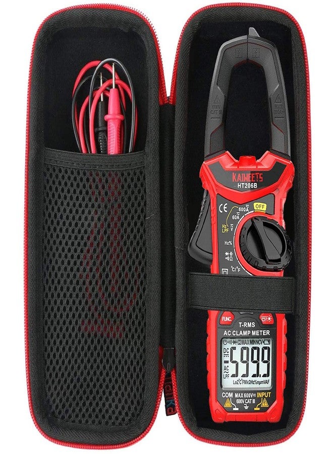 khanka Hard Travel Case Replacement for KAIWEETS HT206b / HT206d 600A Digital Clamp Meter T-RMS 6000 Counts, Auto-Ranging Multimeters AC/DC Current voltmeter Ammeter tester， Case Only - Image 3