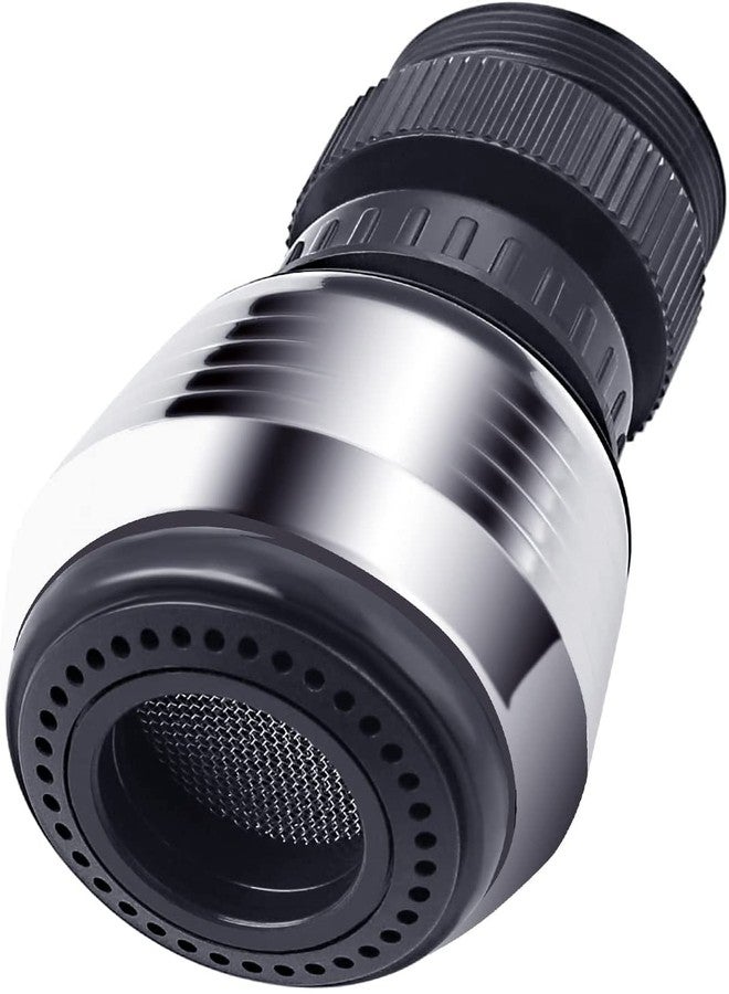 Trifecta Kitchen Faucet Aerator - 360 Degree Rotatable ABS Anti-Splash Sprayer Head Replacement - Sink Nozzle Attachment With 2 Modes (Model D-1) - Image 1