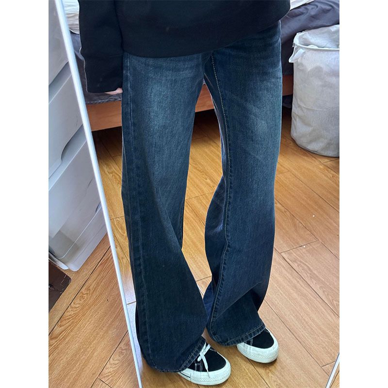 Vintage Classic European-American Design Daily Commute Jeans Blue Size_S - Image 1