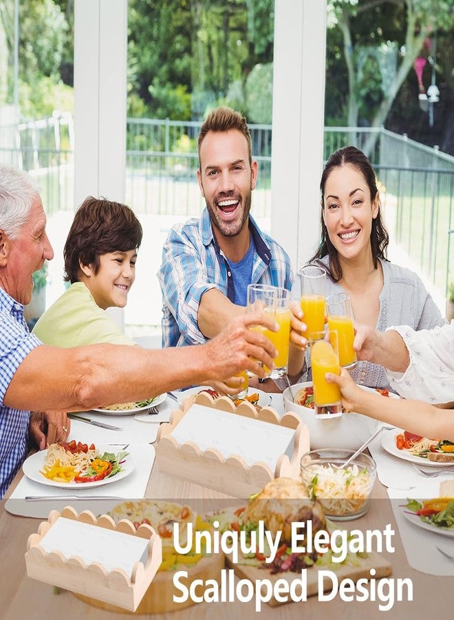 حامل مناديل قائم، حامل مناديل خشبي، موزع مناديل خشبي مزخرف للمطبخ وغرفة الطعام - حامل مناديل ومناشف ورقية قائم موفر للمساحة للحفلات وحفلات الزفاف والمطاعم وديكور المنزل - Image 5