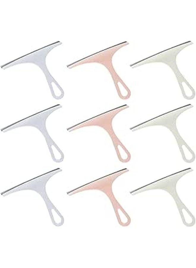 9Pcs Multi Color Window Cleaner Squeegee Set for Home Car and Shower Glass - Image 1
