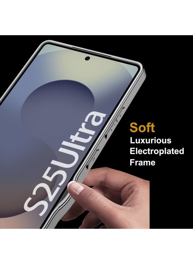 Magnetic Leather Case for Samsung Galaxy S25 Ultra, 【Compatible with Wireless Charging】 Slim Shockproof PU Leather Business Protective Case for Samsung S25 Ultra - Image 5