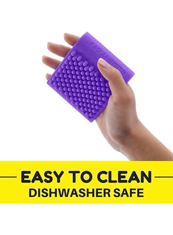 Silicone Cleaning Scrubber Brush for Fabric, Kitchen, Pets, Body, Beauty - Image 3