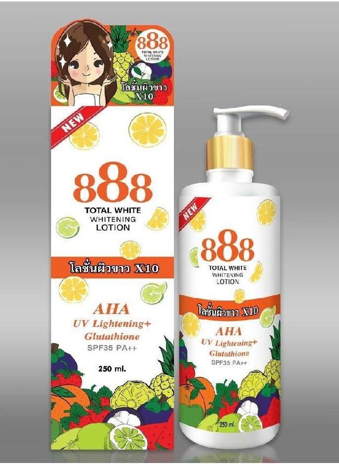 888 TOTAL WHITE - Whitening lotion 250 ml - Image 1