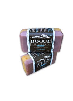 Goat Milk Soap 2 bars BOGUE No19 BESPOKE Namaste Yoga Blend Increase Breath awareness essential oils of Holy Basil Eucalyptus  Myrrh grounding Ginger Vetiver  Patchouli keep you centered