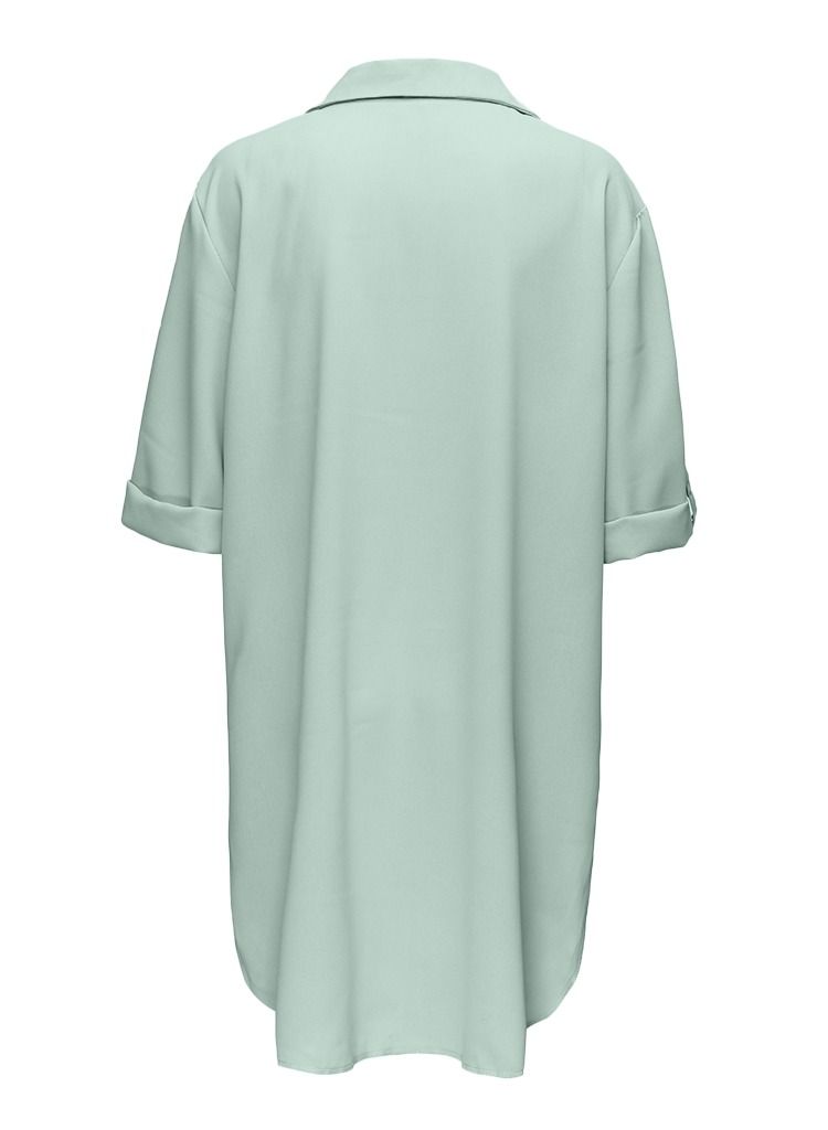 Women's Swimsuit Beach Cover Up Chiffon Shirt Bikini Beachwear Bathing Suit Beach Dress Green