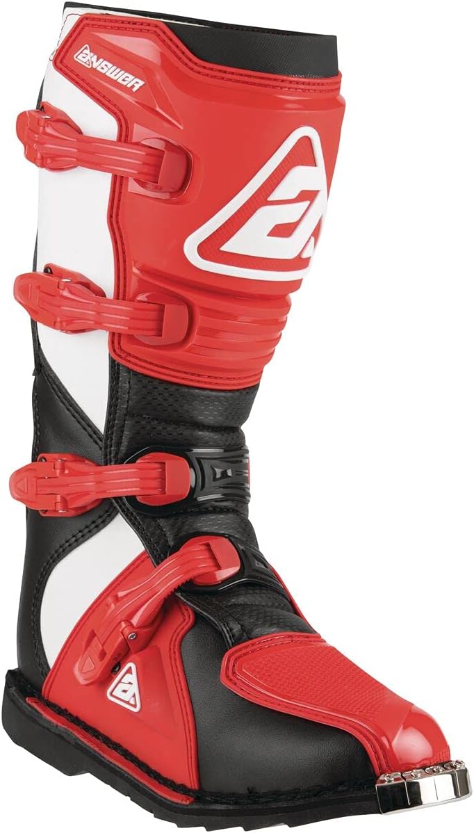 Answer Men's AR1 Boots - Black/Red, Size 8 US - Image 1