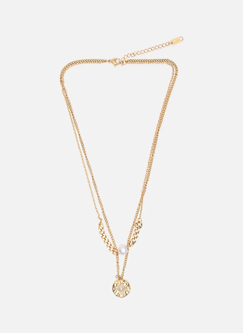 Lichi  Double chain with small pendants for Women | Best Price UAE
