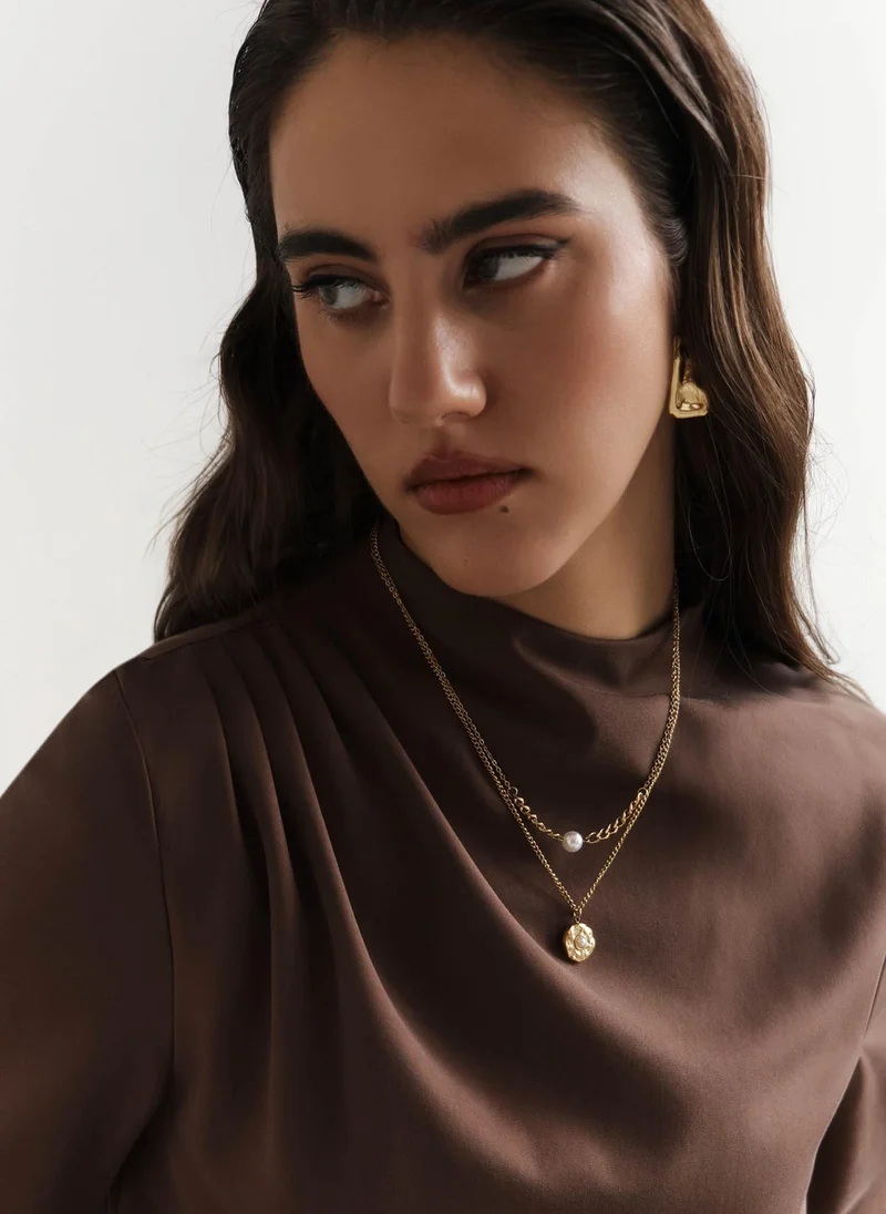 Lichi  Double chain with small pendants for Women | Best Price UAE