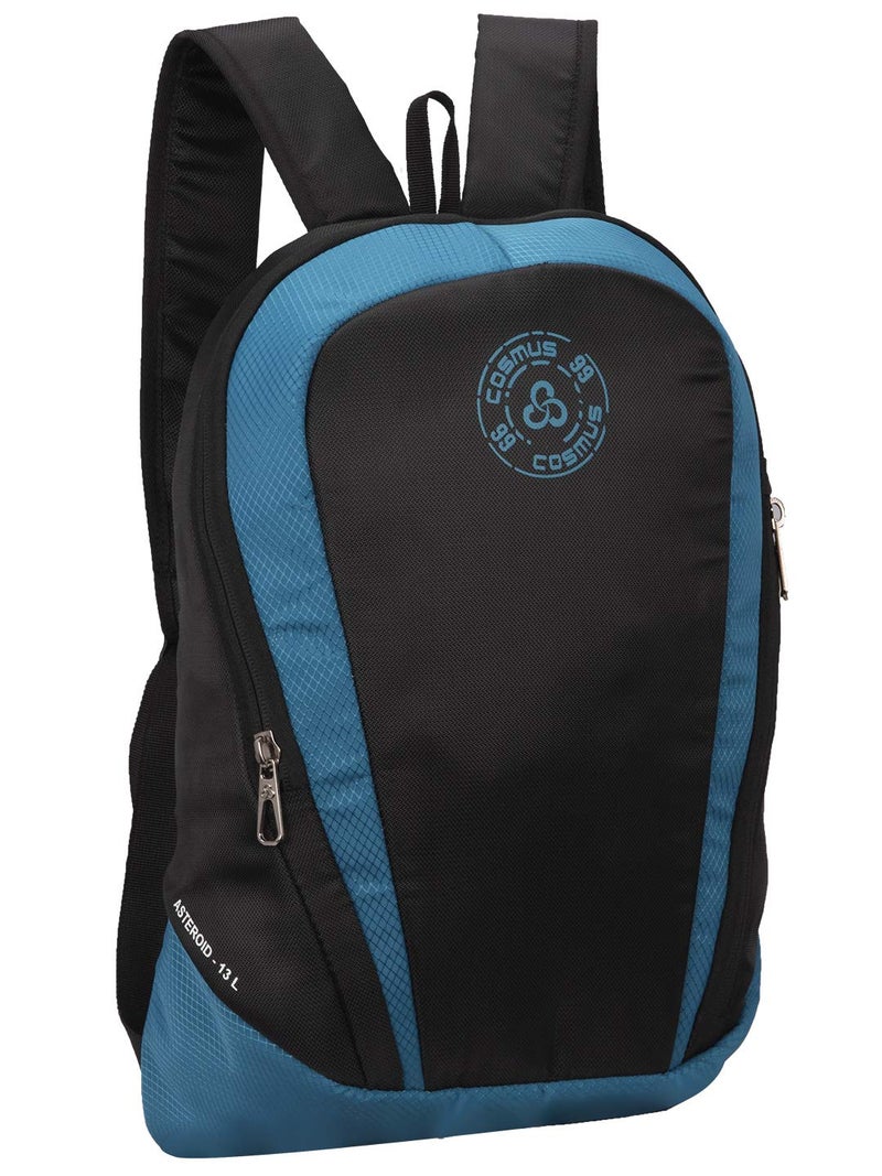 COSMUS Asteroid 13 Litre Small Casual College Daypack Backpack Bag - Black - Image 1
