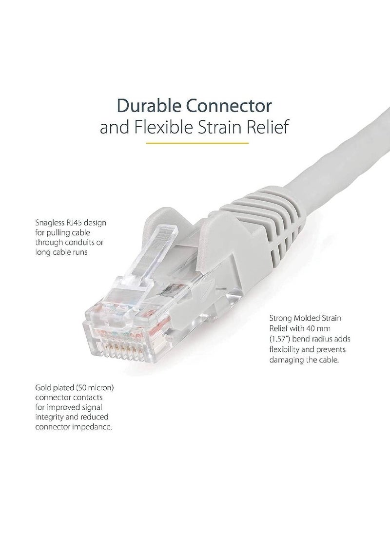 جينيكست كابل إيثرنت Cat 6 كابل إيثرنت Cat6 سلك شبكة LAN للكمبيوتر نحاس كامل 100 متر  - Image 3