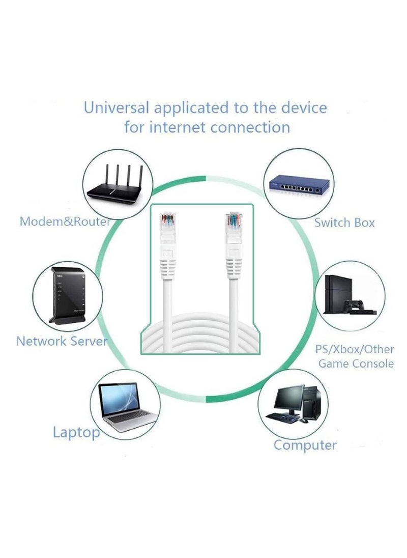جينيكست كابل إيثرنت Cat 6 كابل إيثرنت Cat6 سلك شبكة LAN للكمبيوتر نحاس كامل 100 متر  - Image 5