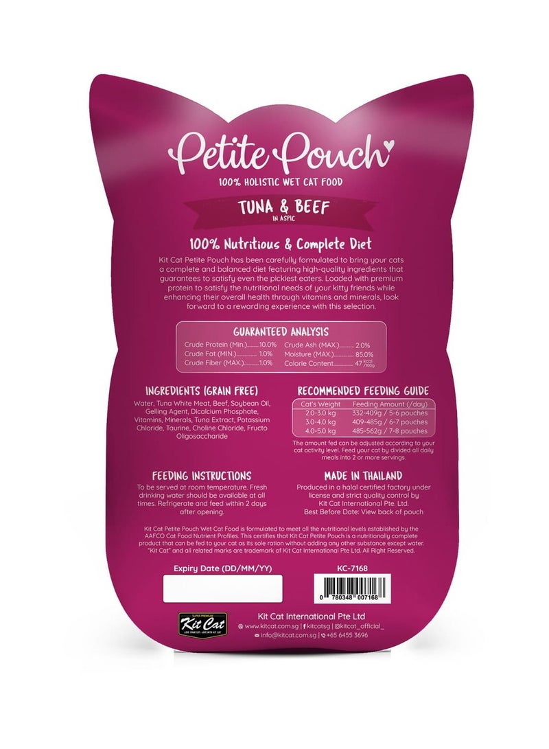 كيت كات عبوة من 24 قطعة من التونة الصغيرة ولحم البقر 24 × 70 جم - Image 4