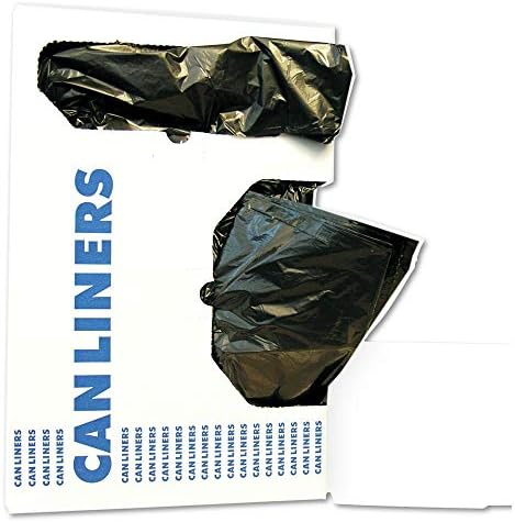 boardwalk Boardwalk H4823RKKR01 24 in x 23 in 10 gal 035 mil LowDensity Waste Can Liners  Black 500Carton  - Image 2