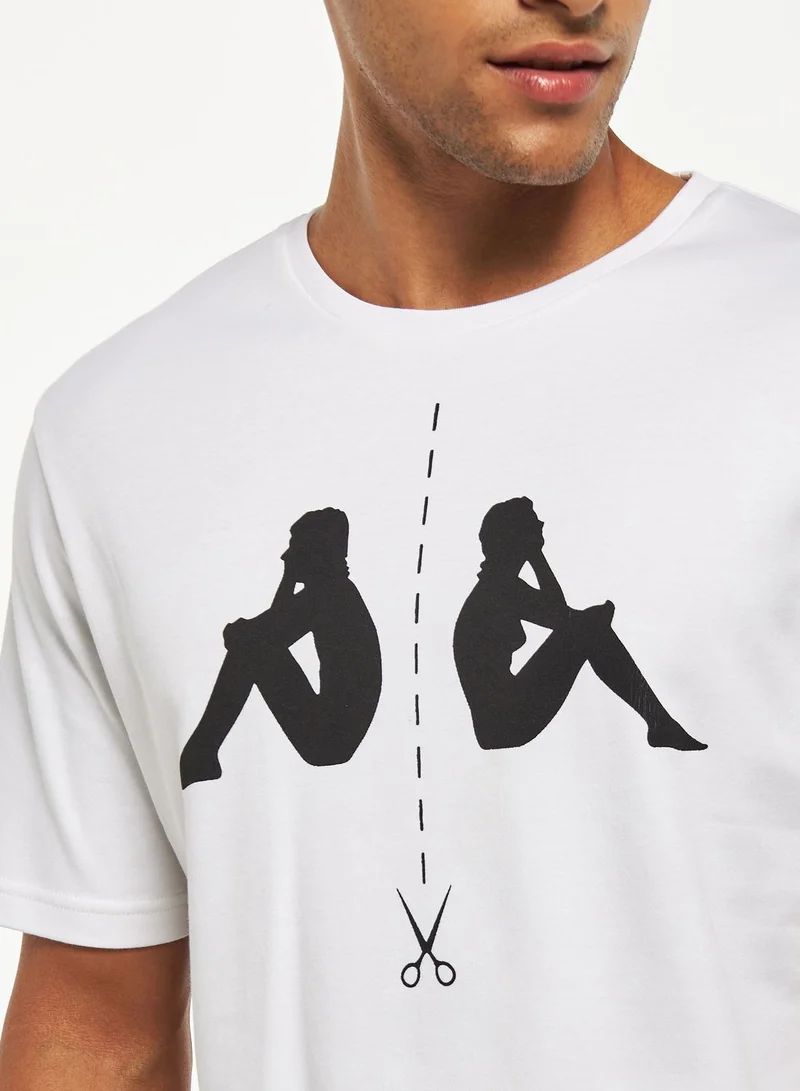 Kappa Logo Print T-Shirt