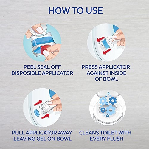 Lysol Click Gel Automatic Toilet Bowl Cleaner, Lavender, 4ct - Image 3