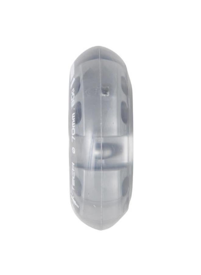 أوكسيلو عبوة من 2 عجلة لحذاء التزلج 70 ملم 82A برولمان بلي مضيئة للأطفال لموديل FIT3 - Image 4