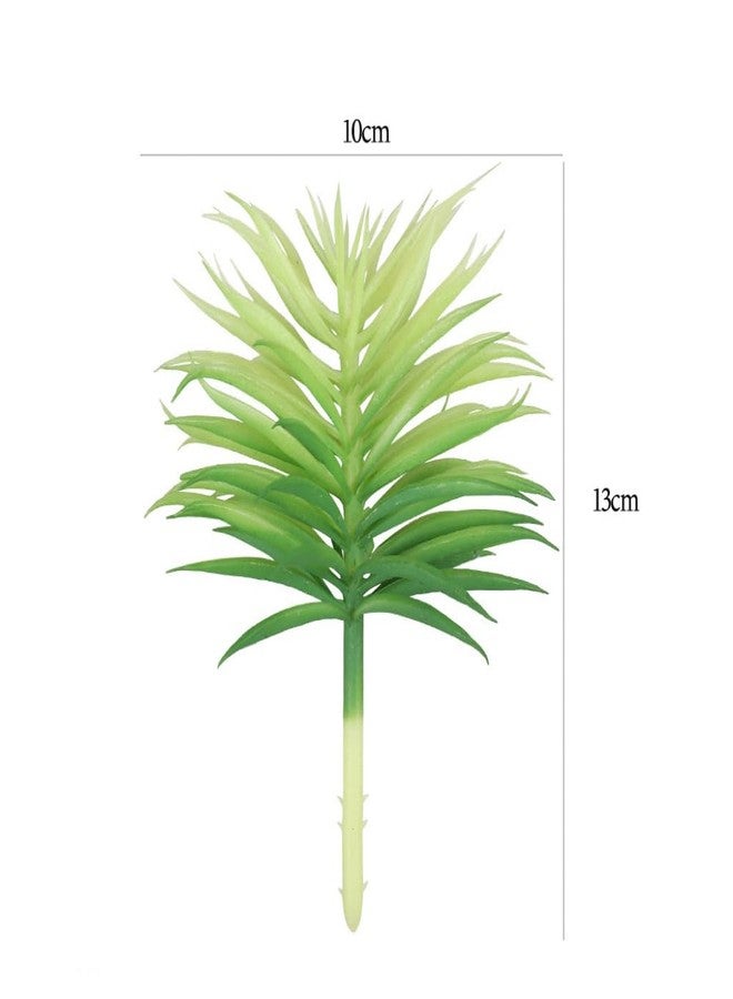 YSSZAM 5 Pcs Green Realistic Large Faux Succulents Set, Artificial Plants and Greenery Hanging Ornaments Fleshed Plant Textured for Home DIY Garden Wedding Party Outdoor and Indoor Decoration - Image 3