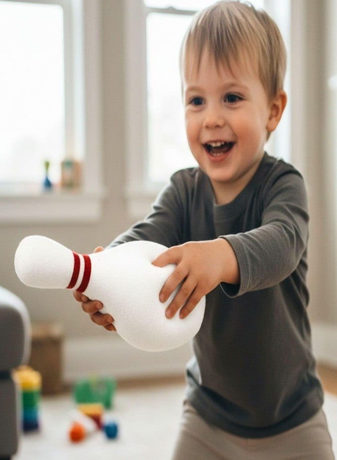 Tickles Bowling Pin Soft Stuffed Plush Cushion Sports Pillow for Kids Boys & Girls Birthday Gift Home Decor (Color: White Size: 30 cm) - Image 4