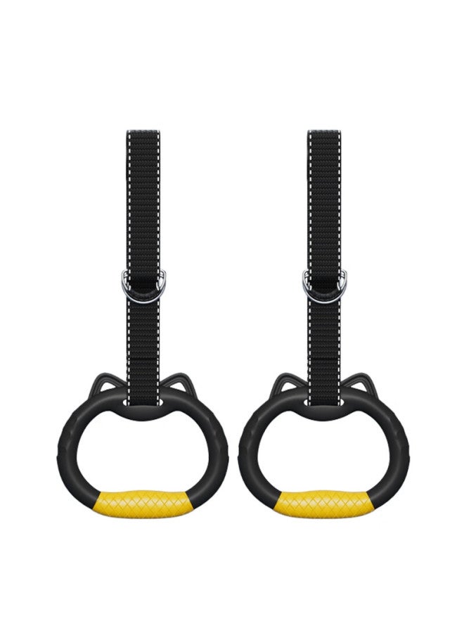 Tatanice Kids Fitness Gymnastic Rings Indoor Pull-Up Stretching Ring Home Exercise Equipment Toy Boys Birthday Gift - Image 4