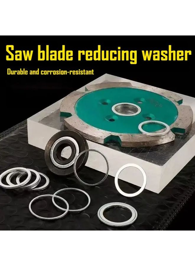 30 Pcs Angle Grinder Inner Hole Washer Saw Blade Adapter Ring 3 Sizes Interchangeable Diameter Adapters For Power Tool Accessories Grinder Attachment Kit Durable Universal Washers Home Improvement DIY - Image 1
