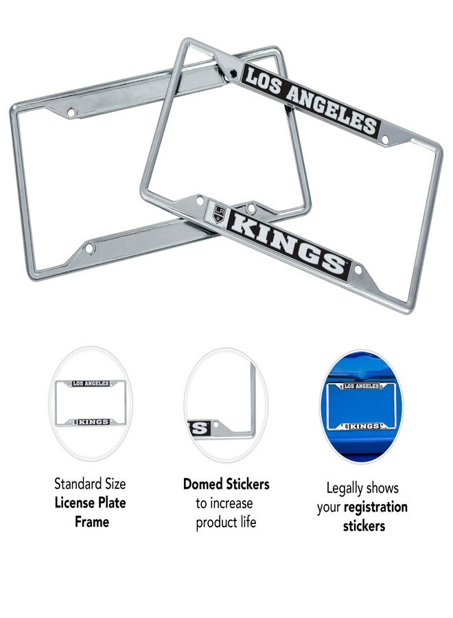 Desert Cactus Los Angeles LA Kings Car Accessories NHL Team National Hockey League Metal License Plate Frame and Tag Holder for Front or Rear of Car (Traditional) - Image 3