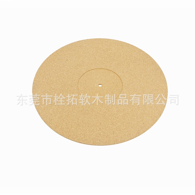 12 Inch Cork Record Pad 3Mm Pine Vinyl Record Pad Non-Slip Anti-Static Phonograph Cork Accessories - Image 1