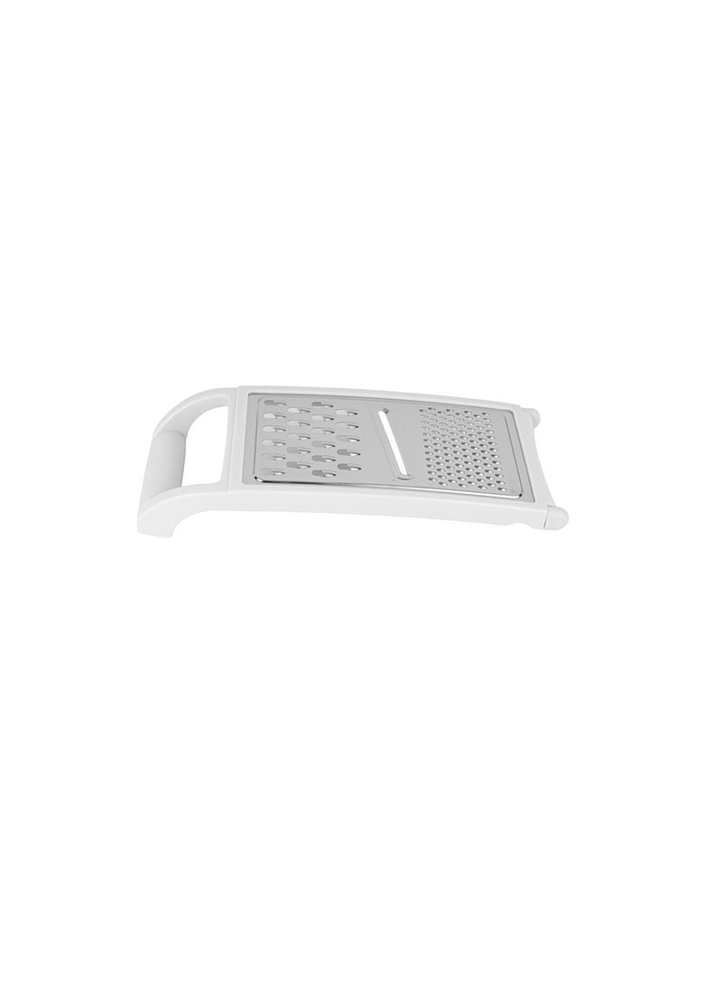 Royalford Stainless Steel Flat Grater- RF12021| Grater With A TPR Handle, Flat Handheld Grater, Light-Weight And Compact Design| Suitable For Any Kind Of Grating Fruits And Vegetables Assorted Colors - Image 2