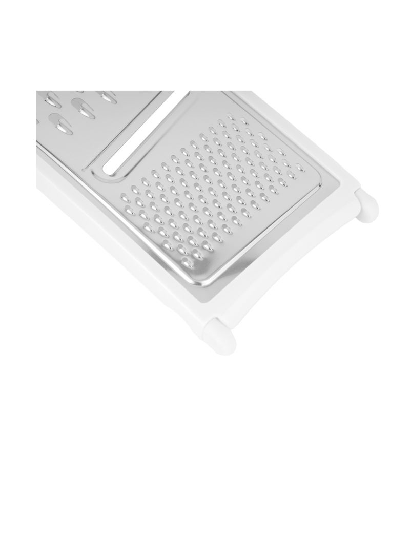 Royalford Stainless Steel Flat Grater- RF12021| Grater With A TPR Handle, Flat Handheld Grater, Light-Weight And Compact Design| Suitable For Any Kind Of Grating Fruits And Vegetables Assorted Colors - Image 4