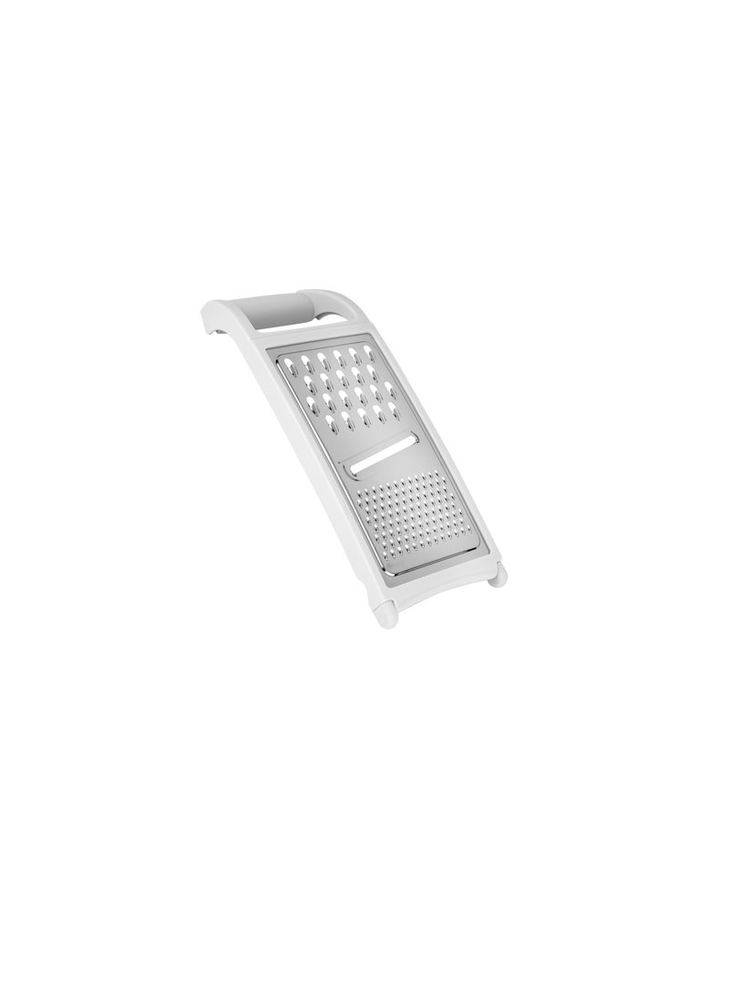 Royalford Stainless Steel Flat Grater- RF12021| Grater With A TPR Handle, Flat Handheld Grater, Light-Weight And Compact Design| Suitable For Any Kind Of Grating Fruits And Vegetables Assorted Colors - Image 1