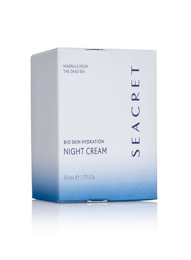 SEACRET Bio Skin Hydration Night Cream with Aloe, Niacinamide, Jojoba, Argan Oil, and Dead Sea Minerals - Deeply Moisturizing, assist in Anti-Aging, and Skin-Conditioning Formula, 50ml - Image 2