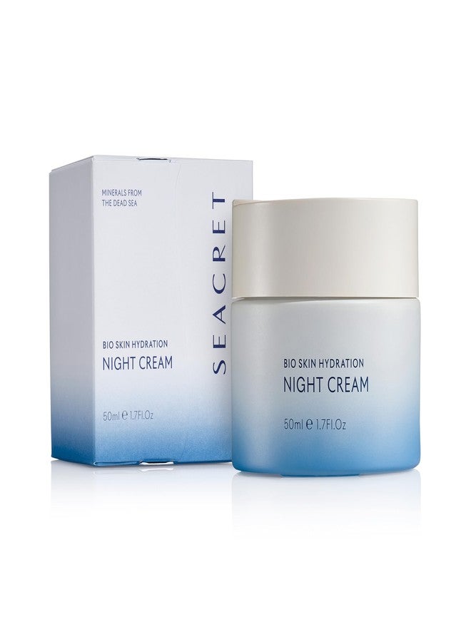 SEACRET Bio Skin Hydration Night Cream with Aloe, Niacinamide, Jojoba, Argan Oil, and Dead Sea Minerals - Deeply Moisturizing, assist in Anti-Aging, and Skin-Conditioning Formula, 50ml - Image 3