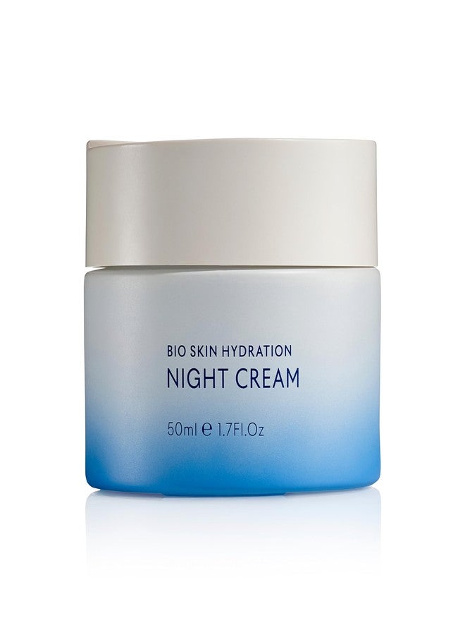 SEACRET Bio Skin Hydration Night Cream with Aloe, Niacinamide, Jojoba, Argan Oil, and Dead Sea Minerals - Deeply Moisturizing, assist in Anti-Aging, and Skin-Conditioning Formula, 50ml - Image 1
