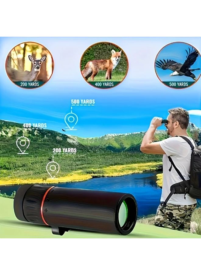 High Definition Portable Monocular Telescope Compact Design For Outdoor Exploration - Image 5