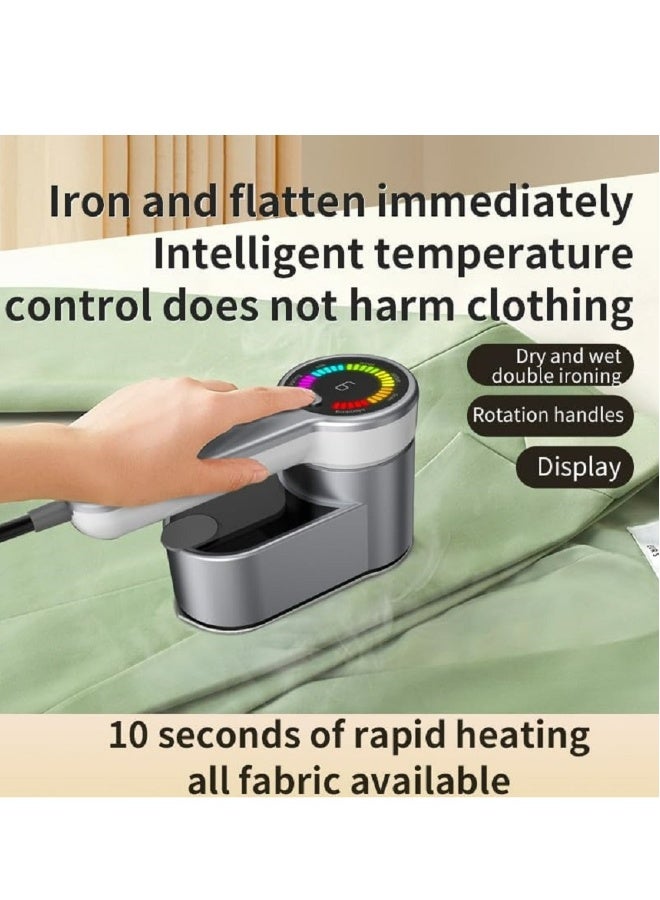 NIBEMINENT Steamer for Clothes Portable Mini-6 Intelligent Ironing Modes,LED Digital Display,Handheld Travel Clothes Steamer Iron,1200W High Power Steam Iron,for Home and Travel  - Image 4