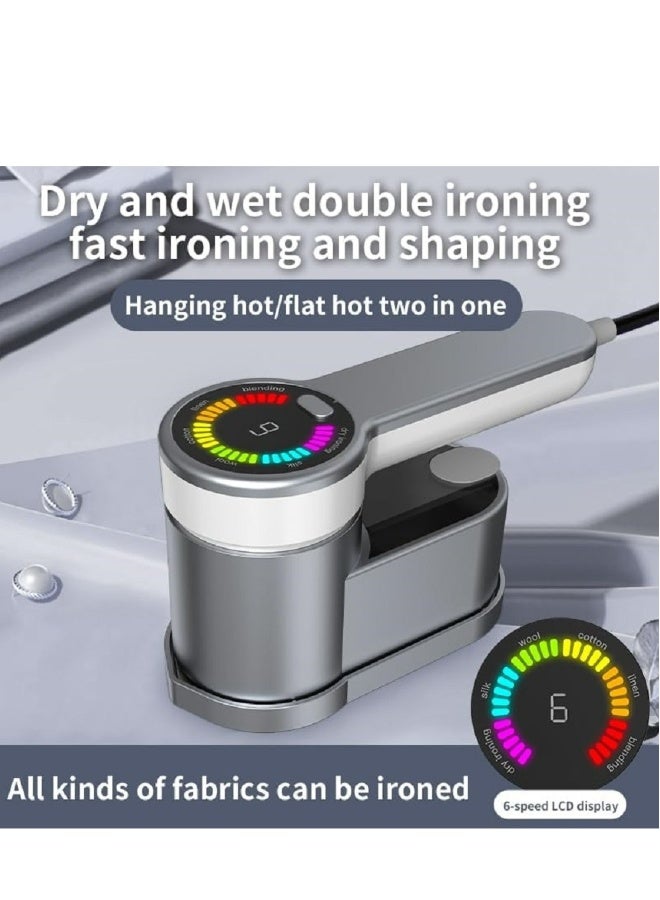 NIBEMINENT Steamer for Clothes Portable Mini-6 Intelligent Ironing Modes,LED Digital Display,Handheld Travel Clothes Steamer Iron,1200W High Power Steam Iron,for Home and Travel  - Image 3