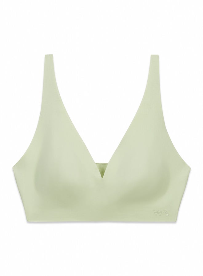 women'secret Green Clean Cut Plain Halter Top - Image 5