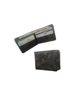 Generic Black Crushed Leather Wallet Modern Design Luxury Texture  - Image 1