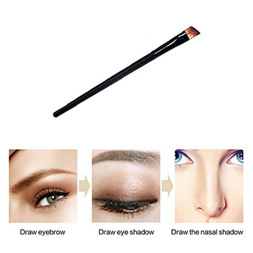 Moakxer Eyebrow Powder,Waterproof Eyebrow Stamp Powder Seal Perfect Nature Eye Brow Powder Tinting Coloring Kit Delicate Shape (101# Dark Gray) - Image 5