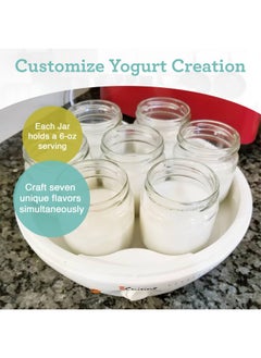 Euro Cuisine Euro Cuisine Gy1920 Glass Jars For Yogurt Maker  Set Of 8  - Image 2